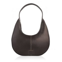Shopperka skórzana PAOLO PERUZZI AV-04-BR brązowa. Brązowe torby na ramię damskie Paolo Peruzzi, bez wzorów, ze skóry, eleganckie, bez dodatków. Za 259.99 zł.