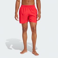 Szorty do pływania Solid CLX Short-Length. Czarne szorty męskie Adidas, xs, bez wzorów, z materiału, klasyczne. Za 139.00 zł.