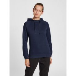 Bluza do piłki ręcznej damska Hummel Red Classic z kapturem. Niebieskie bluzy damskie Hummel, l, bez wzorów, z bawełny, z kapturem. Za 243.00 zł.