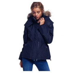 Kurtka zimowa damska Superdary Hooded Fur Winter Windattacker. Niebieskie kurtki damskie Superdry., na zimę, l, bez wzorów, z nylonu, bez kaptura. Za 312.00 zł.