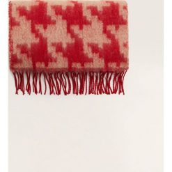 Mango - Szalik Hounds. Szare szaliki i chusty damskie Mango, z dzianiny. Za 119.90 zł.