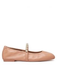 Stuart Weitzman Baleriny Goldie Ballet SF896 Beżowy. Brązowe baleriny damskie Stuart Weitzman, bez wzorów, ze skóry, bez obcasa. Za 1,419.00 zł.