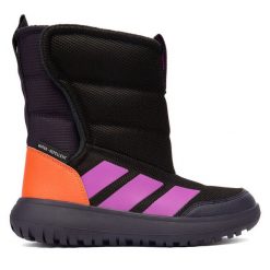 Śniegowce adidas. Czarne śniegowce dziewczęce Adidas, bez zapięcia. Za 199.99 zł.