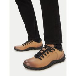 Półbuty Lasocki. Brązowe półbuty na co dzień męskie Lasocki, bez zapięcia. Za 249.99 zł.