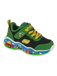 Skechers Sneakersy John Deere: Play Scene - Barn-Squad Buddies 407065N/GNBK Zielony. Zielone buty sportowe chłopięce Skechers, bez wzorów, z materiału, bez zapięcia. Za 157.99 zł.
