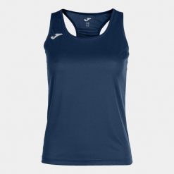 Tank top do biegania damski Joma Siena II. Niebieskie t-shirty damskie Joma, xs, bez wzorów, sportowe, bez kołnierzyka. Za 26.99 zł.