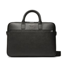 Torba na laptopa Emporio Armani. Czarne torby na laptopa męskie Emporio Armani, bez wzorów. Za 969.99 zł.