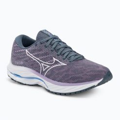 Buty do biegania damskie Mizuno Wave Rider 26. Białe obuwie sportowe damskie Mizuno, bez wzorów, do biegania, mizuno wave. Za 674.99 zł.