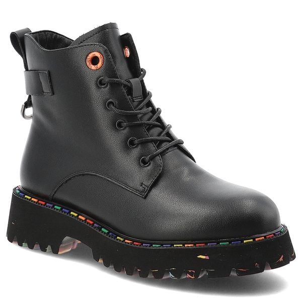 Czarne Trapery Artiker Modne Buty Damskie. Czarne kozaki damskie Artiker, z jeansu. Za 288.99 zł.