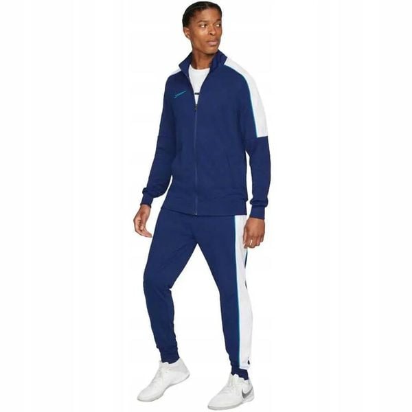 Męska Kurtka Dresowa Academy DriFIT. Niebieskie kurtki męskie Nike, m, bez wzorów, z dresówki, klasyczne, bez kaptura. Za 314.99 zł.