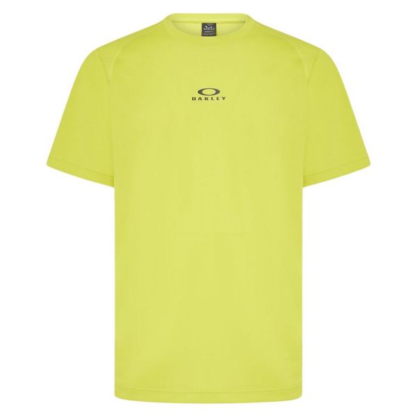 Oakley Koszulka Foundational Training Foa400445-762. Żółte koszulki sportowe męskie Oakley, s, bez wzorów, z materiału, bez kołnierzyka, bez ramiączek, na fitness i siłownię. Za 76.99 zł.