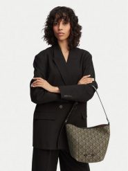 Calvin Klein Torebka Emblem Aop Jacquard Tote W/Pouch LV04F3535G Khaki. Brązowe torebki do ręki damskie Calvin Klein, bez wzorów, z materiału, bez dodatków. Za 529.99 zł.
