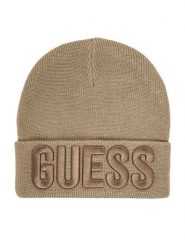 Guess Czapka I0BZ02 Z2QO0 Beżowy. Brązowe buty zimowe chłopięce Guess, z aplikacjami, z materiału. Za 89.99 zł.
