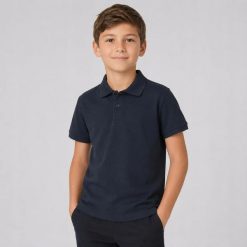 KOSZULKA POLO CHŁOPIĘCA 4F DZIECIĘCA 122. T-shirty dla chłopców 4f, bez wzorów, z bawełny, bez ramiączek. Za 49.99 zł.