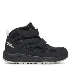 Sneakersy Jack Wolfskin. Czarne trampki i tenisówki chłopięce Jack Wolfskin, bez wzorów, bez zapięcia. Za 309.99 zł.