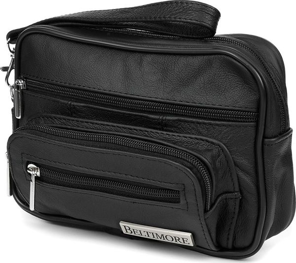 Beltimore Czarna Saszetka męska skórzana do ręki na dokumenty Beltimore G25. Czarne saszetki męskie Beltimore. Za 99.99 zł.