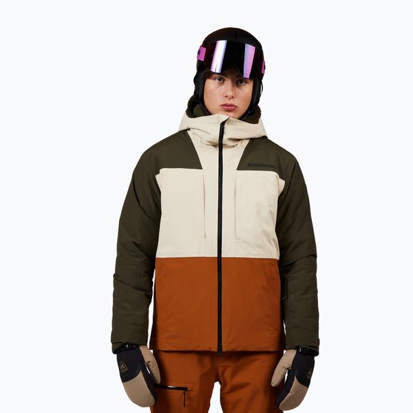 Kurtka narciarska męska Rossignol Outerlimits Insulated. Brązowe kurtki męskie Rossignol, na zimę, l, bez wzorów, z materiału, sportowe, bez kaptura. Za 1,199.00 zł.