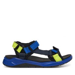 Sandały ECCO. Niebieskie sandały chłopięce ecco, bez zapięcia. Za 349.99 zł.