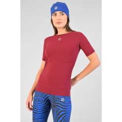 Koszulka z krótkim rękawem sportowa damska Nessi Sportswear Ultra. Brązowe koszulki sportowe damskie NESSI SPORTSWEAR, bez wzorów, bez kołnierzyka, bez ramiączek, do biegania. Za 299.00 zł.