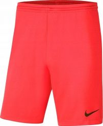 Nike Spodenki męskie Dry Park III Nb K czerwone r. 2XL. Czerwone krótkie spodenki sportowe męskie Nike, m, bez wzorów. Za 65.69 zł.