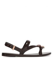 Melissa Sandały Melissa Iris Sandal Ad 37849 Brązowy. Brązowe sandały damskie Melissa, bez wzorów, z tworzywa sztucznego, bez obcasa, na płaskiej podeszwie, bez zapięcia. Za 268.99 zł.