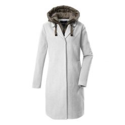 Parka damska z kapturem Killtec GW 20. Białe parki damskie KILLTEC, na zimę, bez wzorów, z kapturem. Za 809.00 zł.