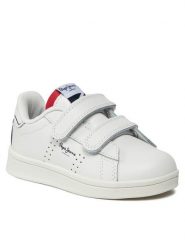 Pepe Jeans Sneakersy Player Basic Bk PBS00002 Biały. Białe buty sportowe chłopięce Pepe Jeans, bez wzorów, z jeansu, bez zapięcia. Za 169.99 zł.