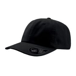 6panelowa Czapka Dad Hat Unstructured. Czarne czapki i kapelusze damskie ATLANTIS, bez wzorów. Za 56.99 zł.