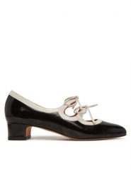 Balagan Półbuty Greta Czarny. Czarne półbuty damskie BALAGAN, bez wzorów, ze skóry, bez obcasa, na obcasie, bez zapięcia. Za 599.99 zł.