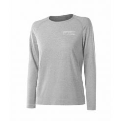 Koszulka damska z długim rękawem do spania z dodatkiem lnu Brubeck COMFORT NIGHT. Szare t-shirty damskie Brubeck, bez wzorów, ze lnu, bez kołnierzyka. Za 129.99 zł.