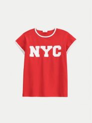 Coccodrillo T-Shirt WC5143230VGA Czerwony Regular Fit. Czerwone t-shirty i topy dla dziewczynek COCCODRILLO, bez wzorów, z bawełny, bez ramiączek. Za 29.99 zł.