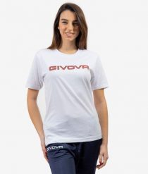 Bawełniana koszulka Givova Spot White 2XL. Białe koszulki sportowe damskie Givova, m, bez wzorów, z bawełny, bez kołnierzyka, bez ramiączek, do biegania. Za 60.95 zł.