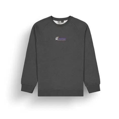 Bluza Picture Toanah Crw Dk Grey Mel. Szare bluzy męskie Picture, l, bez wzorów, z dzianiny, bez kaptura. Za 296.06 zł.