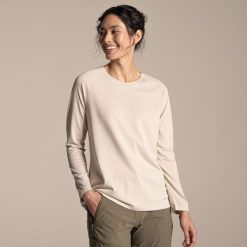 Koszulka damska Craghoppers NosiLife Nour. Brązowe t-shirty damskie Craghoppers, s, bez wzorów, eleganckie, bez kołnierzyka. Za 229.50 zł.