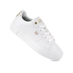 Damskie buty sneakersy sportowe ekoskóra białe GAP PORTLAND. Białe obuwie sportowe damskie GAP, bez wzorów. Za 199.00 zł.