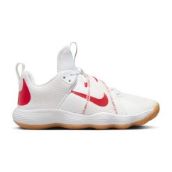 Buty Nike React HYPERSET. Białe buty sportowe męskie Nike, z materiału, bez zapięcia, do siatkówki. W wyprzedaży za 604.15 zł.