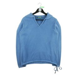 Second life - Kobaltowy sweter dla kobiet - Stan bardzo dobry. Niebieskie swetry damskie Ralph Lauren, bez wzorów, bez kołnierzyka, bez ramiączek, bez kaptura. Za 127.76 zł.