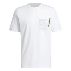 T-shirt z krótkim rękawem męski adidas CITY ESCAPE GRAPHIC. Białe t-shirty męskie Adidas, l, bez wzorów, z bawełny, bez kołnierzyka. Za 187.70 zł.