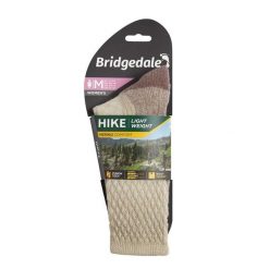 Skarpety do turystyki damskie Bridgedale HIKE LW COM BO LD. Brązowe skarpety damskie Bridgedale, bez wzorów, z elastanu. Za 92.99 zł.
