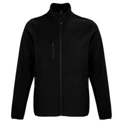 Męska Kurtka Soft Shell Falcon. Czarne kurtki sportowe męskie SOL'S, m, bez wzorów, trekkingowe. Za 228.99 zł.