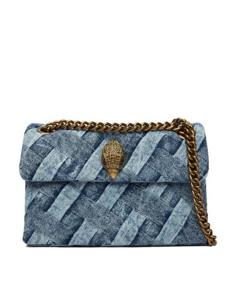 Kurt Geiger Torebka 8885588669 Niebieski. Niebieskie torebki do ręki damskie Kurt Geiger, bez wzorów, z materiału, wizytowe, bez dodatków. Za 629.99 zł.