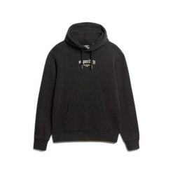 Luźna bluza z kapturem Superdry Tattoo Flash. Czarne bluzy męskie Superdry., m, bez wzorów, z kapturem. Za 349.55 zł.