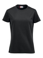 Clique Ice-T Women koszulka damska z oddychającego poliestru. Czarne t-shirty damskie CLIQUE, xl, bez wzorów, z materiału, bez kołnierzyka. Za 113.73 zł.