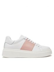 TWINSET Sneakersy 251GCJ012 Biały. Białe buty sportowe dziewczęce Twinset, bez wzorów, ze skóry, bez zapięcia. Za 489.99 zł.