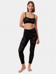 Triumph Getry Smart Deco Leggings 10215938 Czarny. Czarne skarpety damskie Triumph, bez wzorów, z syntetyku. Za 99.99 zł.