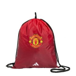 Torba Manchester United Home Gym. Białe torby sportowe męskie Adidas, bez wzorów, z materiału, małe. Za 98.20 zł.