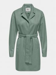 ONLY Płaszcz przejściowy Joline 15315660 Zielony Regular Fit. Zielone płaszcze damskie Only, l, bez wzorów, z syntetyku, bez kaptura. Za 209.99 zł.