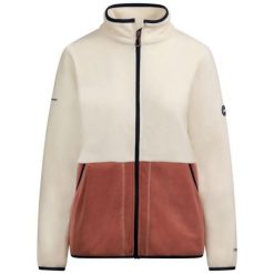 Damska Bluza Polarowa Member Fleece Jacket. Białe bluzy sportowe damskie Trespass, bez wzorów, z polaru, bez kaptura, trekkingowe. Za 155.99 zł.