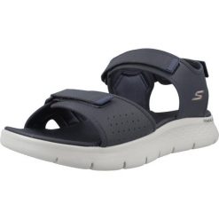 Sandały Skechers Model Go Walk Flex Kolor Niebieski. Niebieskie sandały męskie Skechers, z syntetyku, bez zapięcia. Za 269.99 zł.