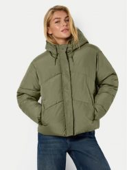 Noisy May Kurtka zimowa Tenna 27030499 Zielony Regular Fit. Zielone kurtki damskie Noisy may, na zimę, s, bez wzorów, z syntetyku, bez kaptura. Za 239.99 zł.